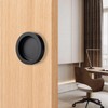 MOROBOR Round Self-Stick Sliding Door Handle, 2 Pack Closet Door