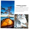 NOLITOY 1pc Outdoor Emergency Foil Blanket Multi Use Thermal Insulation