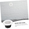 Gadpiparty Round Air Vent Cover Adjustable Soffit Vent for Indoor