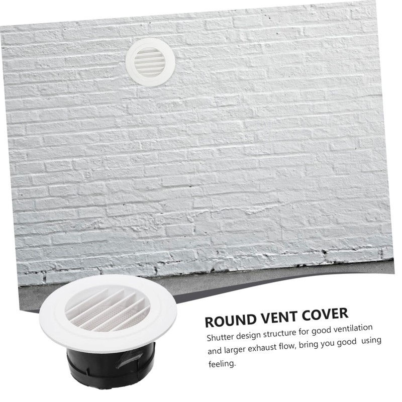 Gadpiparty Round Air Vent Cover Adjustable Soffit Vent for Indoor