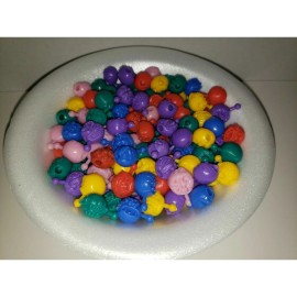 Unbranded Vintage Toy Vending Mad Bad Ball Monster Pop Beads About 200 Beads SKU 27