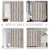 ZTTXL Leopard Cheetah Shower Curtain (72" x 72"), Dark brown