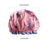 Lotsdonxia Reusable Double Thickened Shower Cap Waterproof Comfort and Trendiness