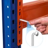 FUNOMOCYA 100Pcs Heavy Duty Pallet Rack Drop Pin Safety for
