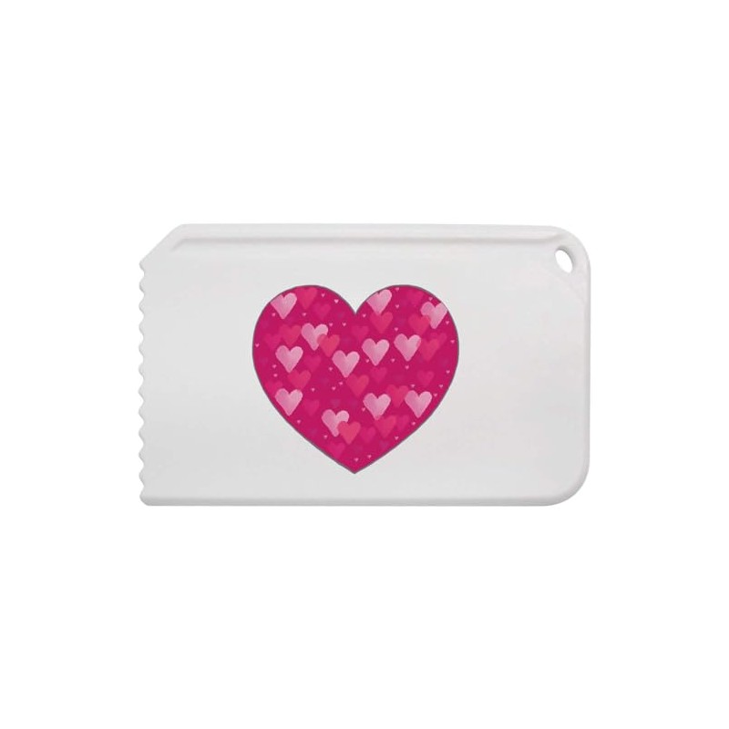 Azeeda 'Love Hearts Heart ' Plastic Ice Scraper (IC00041290)