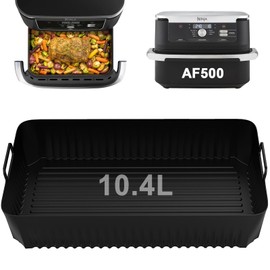 Zubehör für ninja Heißluftfritteuse Foodi Flexdrawer 10,4l AF500 Dual Zone Airfryer 2 Kammern Air Fryer Flex Drawer AF500EU Silikonform Heisluftfritöse 10,4 liter AF 500 Heissluftfritteuse AF500de