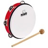 NINO Percussion ABS Tambourine 8 Inch - Red (NINO51R)