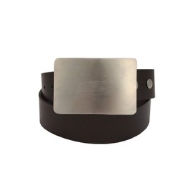 Storus Smart Belt Buckle, Holds Credit Cards in Hidden Chamber, for Men, Travel, Gift with Engraving - Titanium