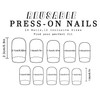 Vopintpy Independence Day Press on Nails Medium Square Fake Nails