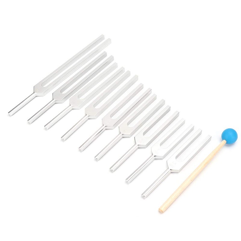 Tuning Fork, 9 Pcs 174/285/396/417/528/639/741/852/963HZ Tuning Fork Sound Healing Therapy