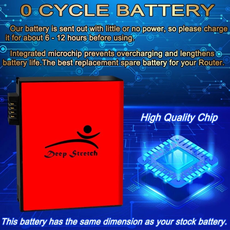 For Netgear High Capacity 5060mAh Substitutable Battery for Netgear Nighthawk
