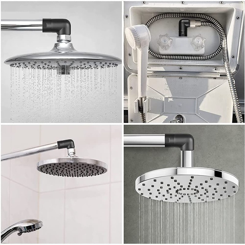 OrangeClub Hand Shower Adapter 90 Degree Adapter for Shower Head