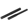 2Pcs Diamond Router Bits Black Brazed Straight Shank for Quartz