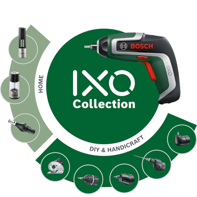 Bosch Kompakt-Akkuschrauber IXO (7. Generation, 3,6V / 2,0Ah, 5,5Nm, Micro-USB-Kabel,