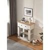 FOREST GRAVITY Modern Sideboard Buffet Cabinet,31.5'' Small Buffet Cabinet with