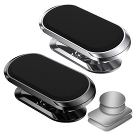 Shudyear 2 Pack Magnetic Phone Holder for Car,Includes a Car Phone Holder with Four Metal Plates,360 Degree Rotatable,Fits Most Smartphones