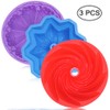 AIFUDA - 3 moldes de silicona para hornear pan, molde