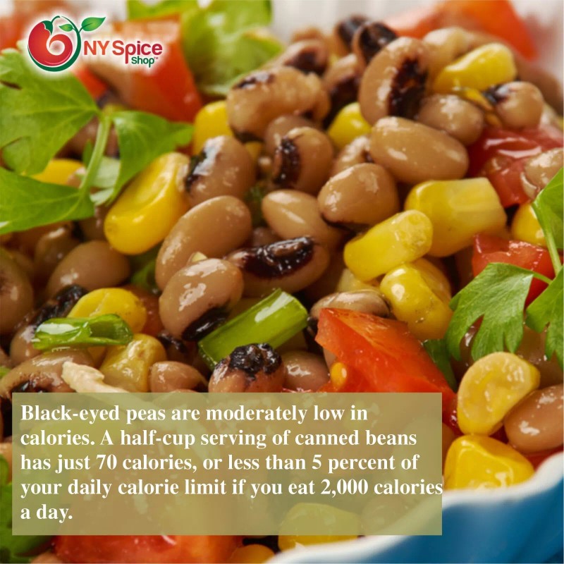 NY Spice Shop Dried Black Eye Peas 1.5lb-5lb ( Select