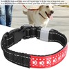 LED Pet Adjustable Collar USB Rechargeable Soft Dog Lighting Night