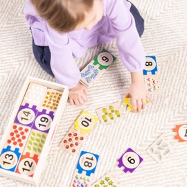Melissa & Doug Self-Correcting Number Puzzles, Developmental Toy, Motor Skills, 3+, Gift for Boy or Girl