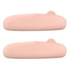 2PCS Silicone Makeup Brush Holder Waterproof Soft Portable Cosmetic Storage