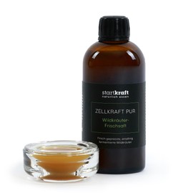 startkraft Wildkräuter Frischsaft 300 ml, fermentiert mit effektiven Mikroorganismen, Wildkräuterferment Saft, Nahrungsergänzungsmittel vegan und glutenfrei