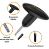kinoco Golf Club Torque Wrench, Shaft Adapter Tool, Black Metal