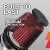 K&N High-Flow Original Lifetime Universal Clamp-On Air Filter: Performance, Premium,