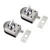 2 Pack ZONADAH High Quality Glass Door Locks 304 Stainless