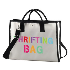 JXGZSO Thrifting Bag Tote Bag Thrift Shop Tote Bag Thrift Lover Gift Thrifter Gift Thrift Store Business Gifts (Thrifting Bag TT)