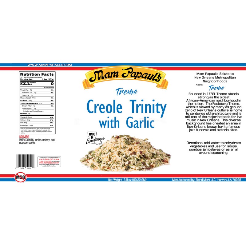 Mam Papaul's Creole Trinity with Garlic