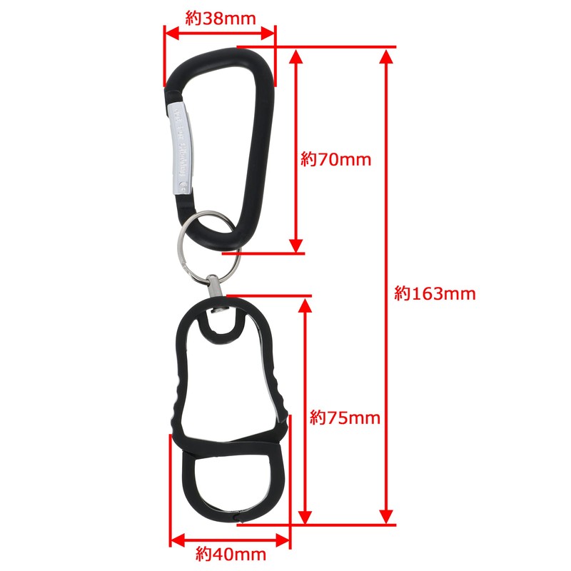 Takagi KANUCHI OUTDOOR Wide Multi Hook, Black