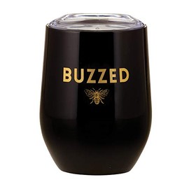 Santa Barbara Design Studio Creative Brands Sippin' Pretty Stainless Steel Insulated Wine Tumbler, 12-Ounce, Buzzed