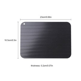 Bandeja de descongelaci¨®n, metal aluminio m¨¢gico r¨¢pido descongelaci¨®n de alimentos bandeja de descongelaci¨®n de carne tabla de descongelar hogar cocina gadget