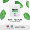 Reach Waxed Dental Floss, Mint, Plaque Remover For Teeth, Shred