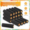Leriton 20 Pcs 4 Inch Black Foam Paint Roller High