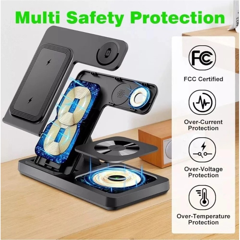 Universal, For Apple Energizer 3-in-1 Wireless Fast Charging Station "QI