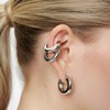 ZKGYUS 18K Earrings Silver 925 for Women Earrings Hoop Earrings