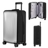 Veki Suitcase Covers with a Zip, black