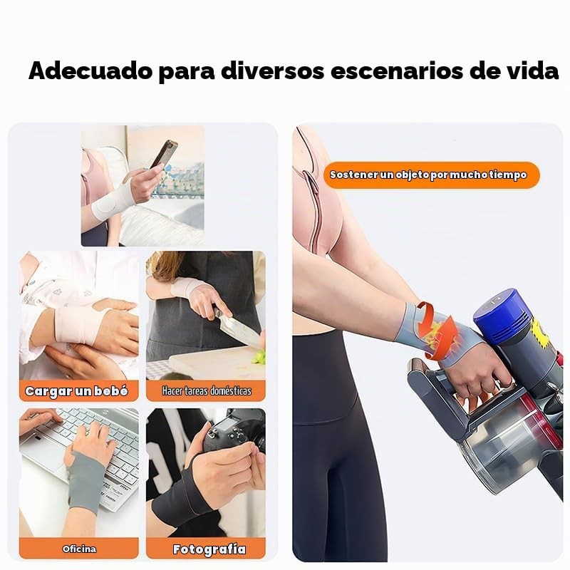 2 Pack Muñequera Tunel Carpiano, desgarro elástica ultrafina TFCC, tendinitis