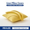 MIULEE Pack of 2 Decorative Throw Pillow Covers Linen Burlap