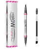 GXGM Eyebrow Pencil, Waterproof 2-in-1 Dual-Ended Microblading Eyebrow Pencil, Smudge-proof