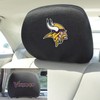 FANMATS 12505 Minnesota Vikings Embroidered Head Rest Cover Set -