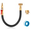 SIGURANTA RV Winterizing Kit with Sprinkler Blowout Adapter, Shut Off