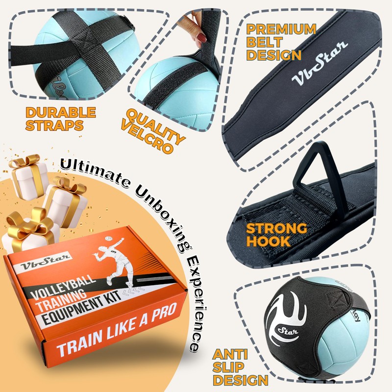 VbStar Volleyball Training Equipment Aid - Practice Your Serving, Setting