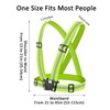 Onumya Reflective Vest, 2pcs Reflective Safety Vest High Visibility Running