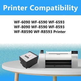 LCL T6712 T671200 Ink Maintenance Box Replacement for WF-6090 WF-6590 WF-6593 WF-8090 WF-8590 WF-8593 WF-R8590 WF-R8593 Printer (1-Pack)