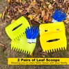 2 Sets Leaf Scoops Hand Rakes, Leaf Scoops and Claws