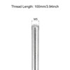 sourcing map Fully Threaded Rod M5 x 100mm 0.8mm Thread