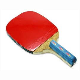 Penhold Table Tennis Racket with Integrated Rubber B15